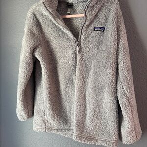 Patagonia Kids Light Gray Fleece Jacket